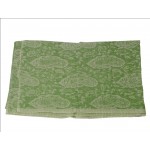 Pure Pashmina Stole / Shawl in Green Color with Floral Design Size 70*30